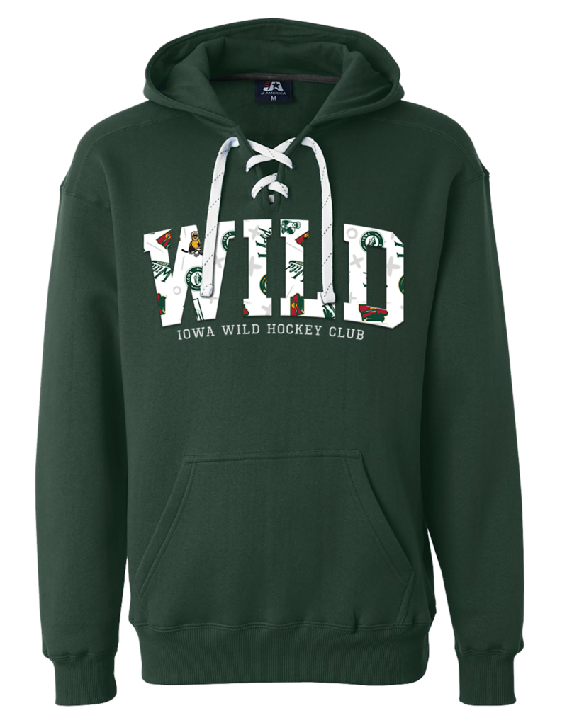J. America Forest Green WILD Hockey Hood