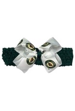 USA Licensed Bows Iowa Wild Crochet Headband w/ Bow