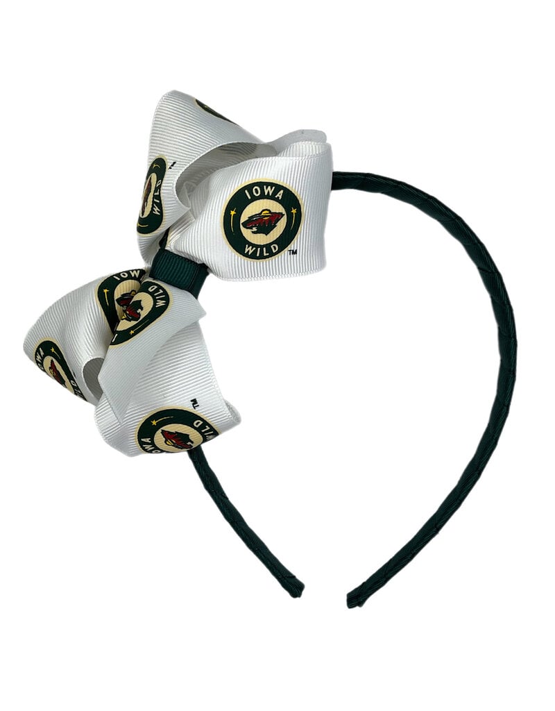 USA Licensed Bows Iowa Wild Wrapped Headband w/ Bow