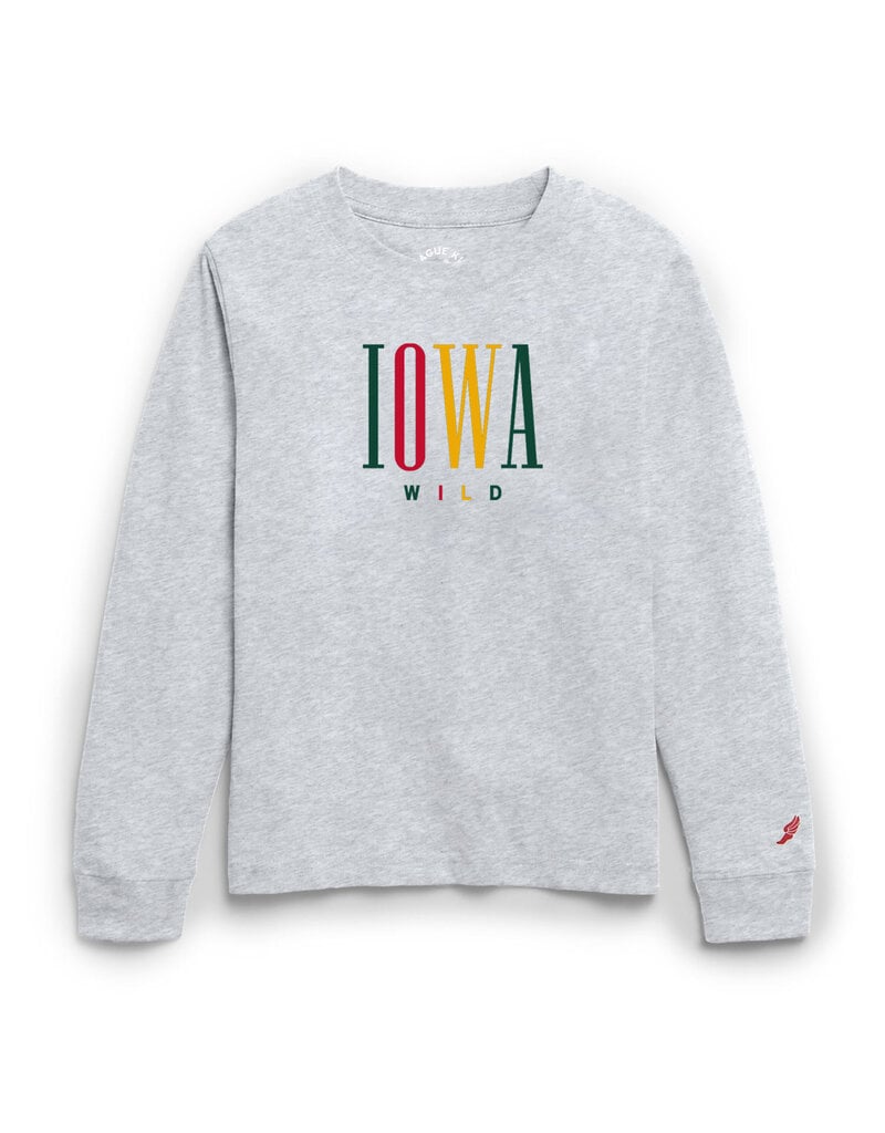 League Youth Tumble L/S - Ash