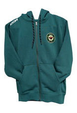 CCM 2026-27 Official Team Hood - Green Full Zip