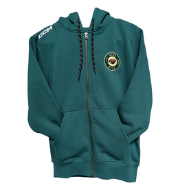 CCM 2026-27 Official Team Hood - Green Full Zip