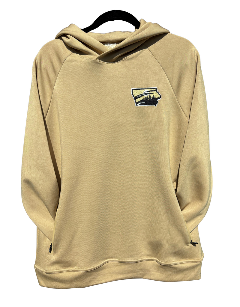 HOCKEYAK Sand Breakaway Hoodie - State Outline