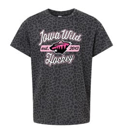 Bimm Ridder Girls Black Leopard S/S T-Shirt