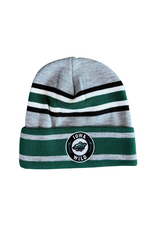 CCM CCM Green/Gray Striped Beanie