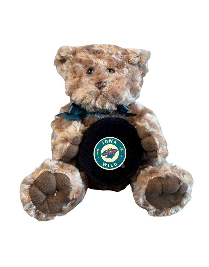 Hockey Puck Teddy Bear