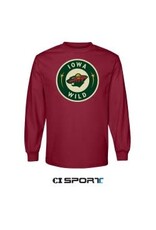 CI SPORT Cardinal L/S - Iowa Wild Secondary Logo