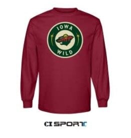 CI SPORT Cardinal L/S - Iowa Wild Secondary Logo