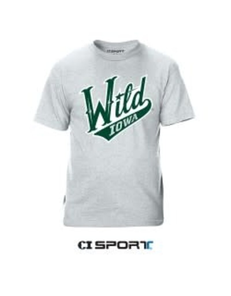 CI SPORT Ash S/S - Iowa Wild Primary Logo