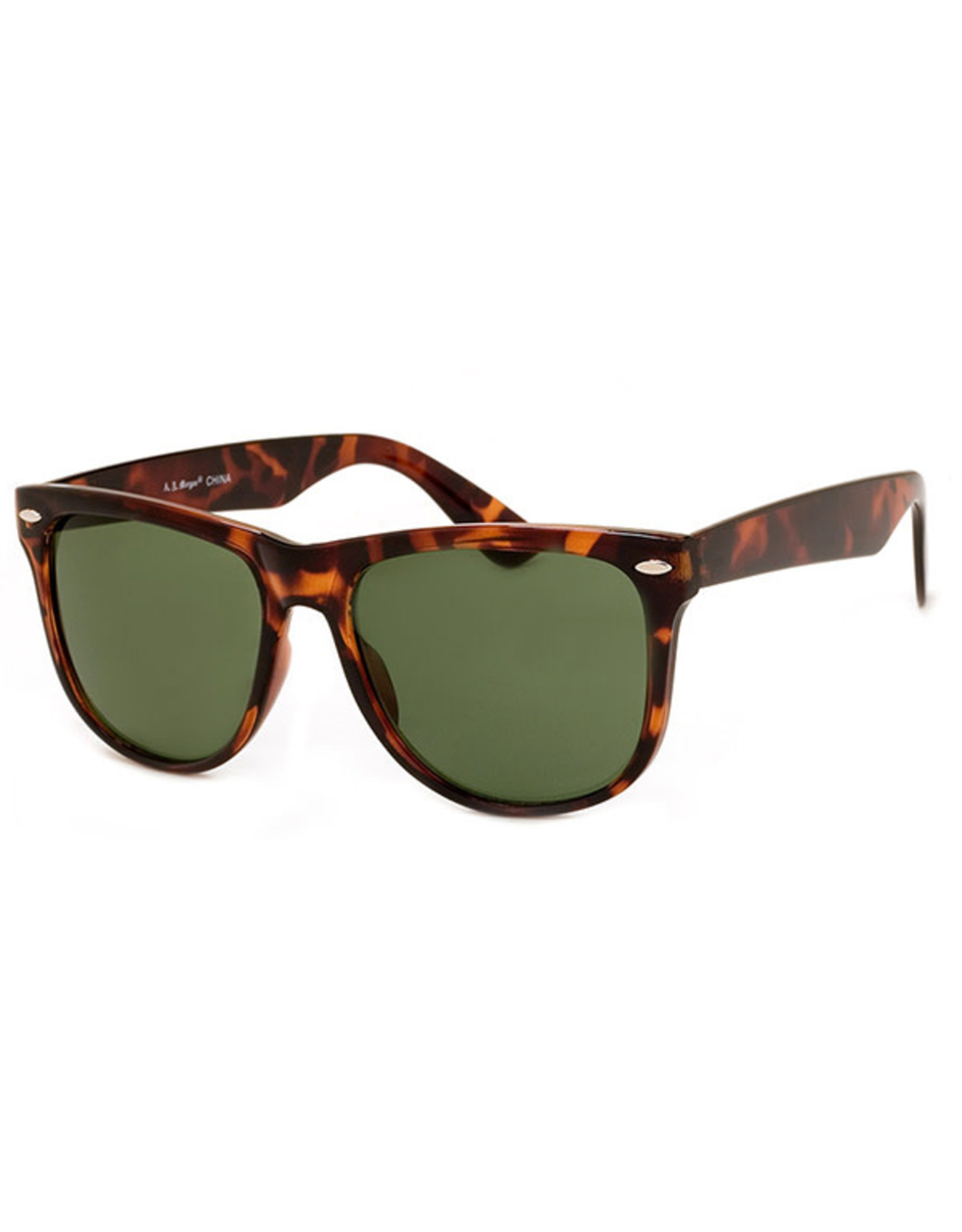 BGS AJM - Wayfarer Frame Sunglasses / Black or Tortoiseshell