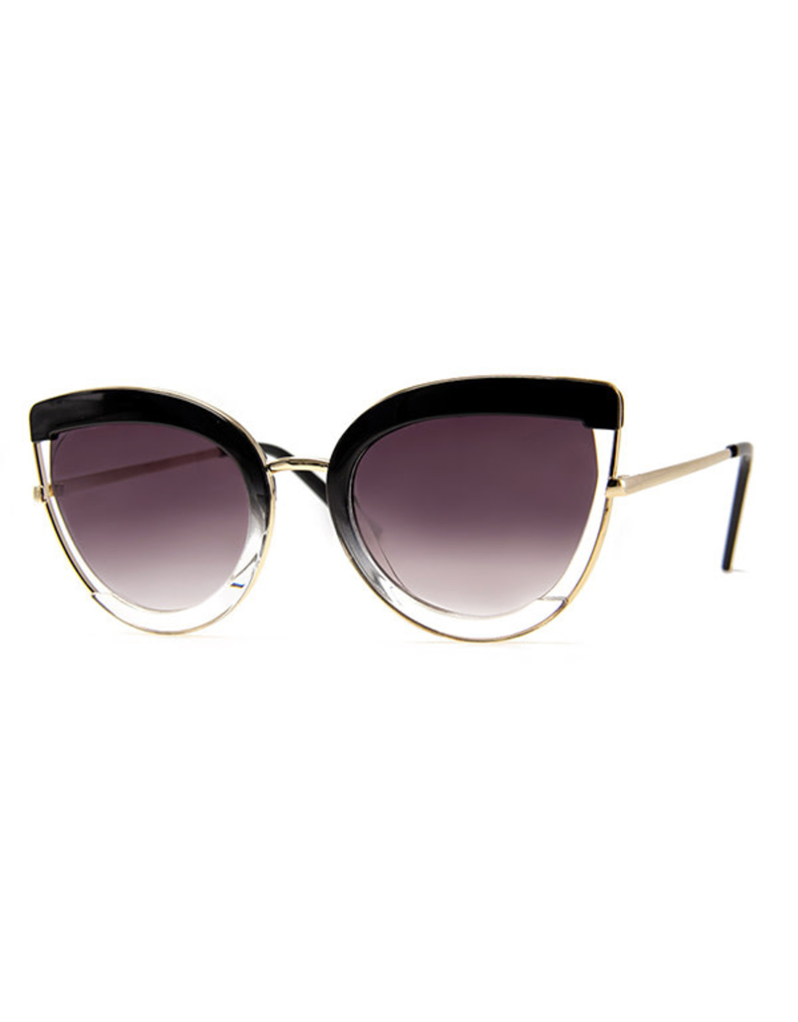 AJM - Cat-Eye Ombre Frame Sunglasses (3 Colours)
