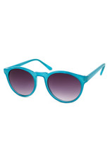 AJM - Round Two-Tone Frame Sunglasses (3 Colours)