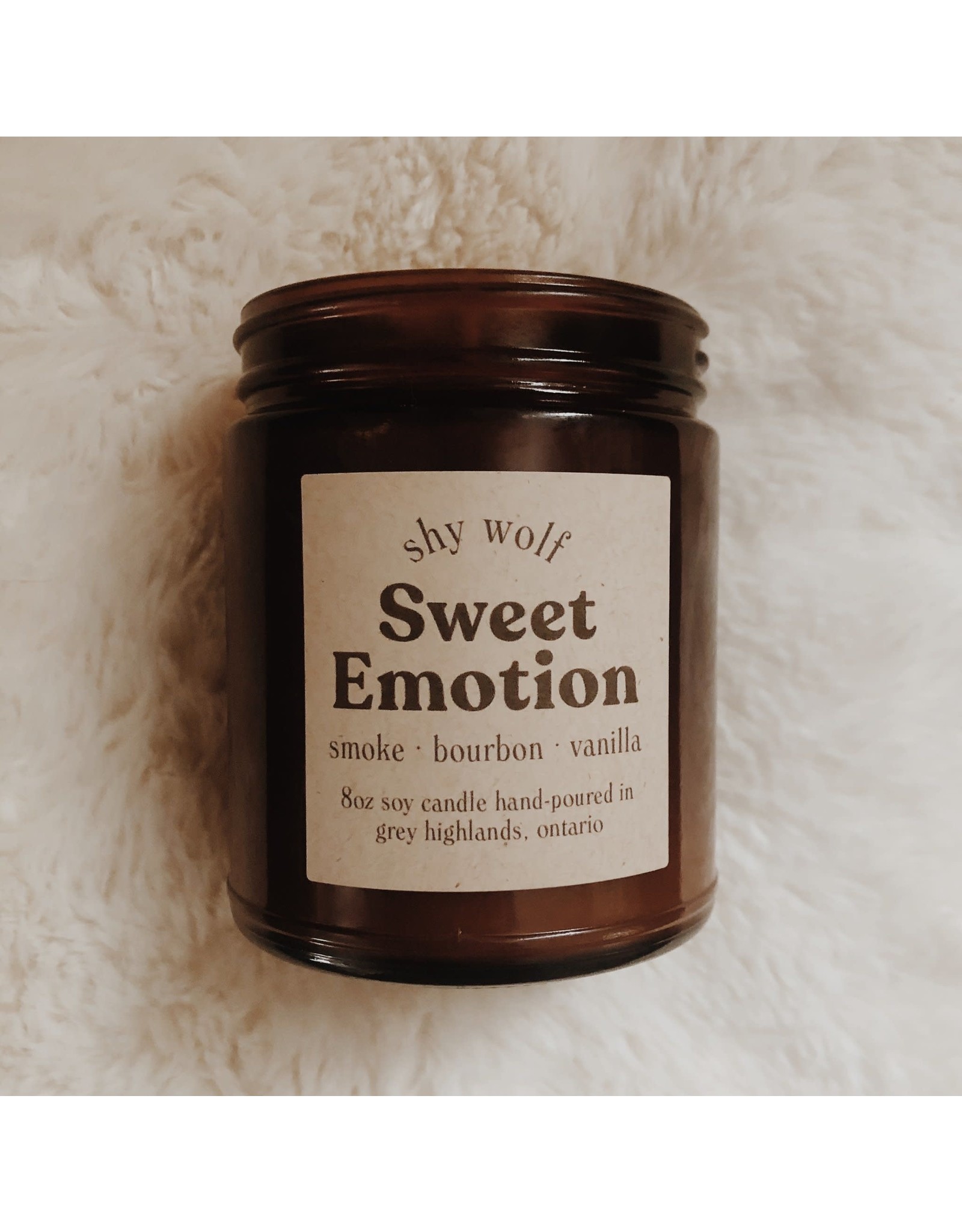 Shy Wolf - Soy Candle / Sweet Emotion (8 oz)