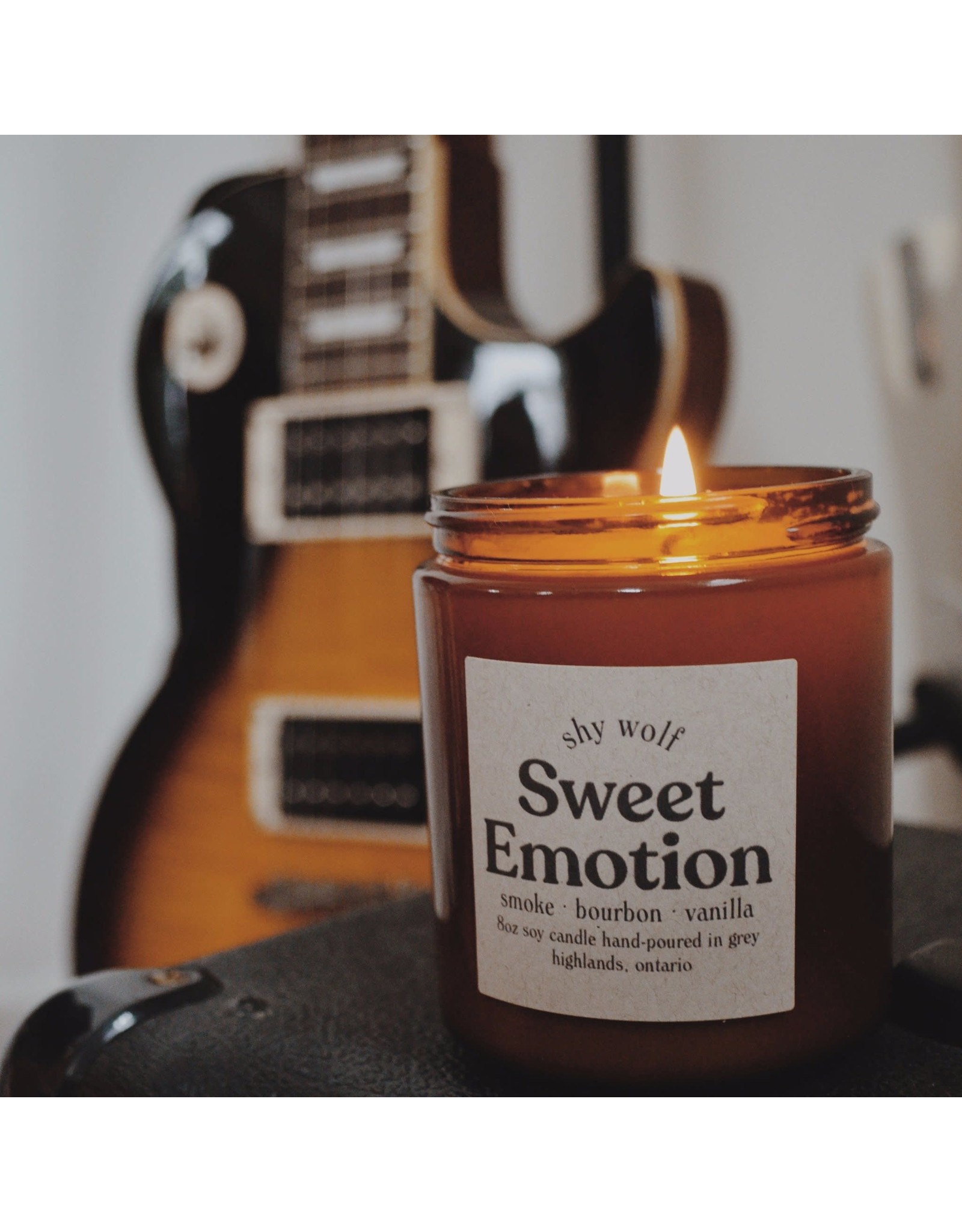 BGS Shy Wolf - Soy Candle / Sweet Emotion (8 oz)