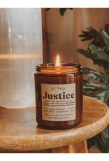 Shy Wolf - Soy Candle / Justice, Tarot Collection, 8oz - 20% Donated!