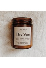 BGS Shy Wolf - Candle / The Sun Tarot (8 oz)