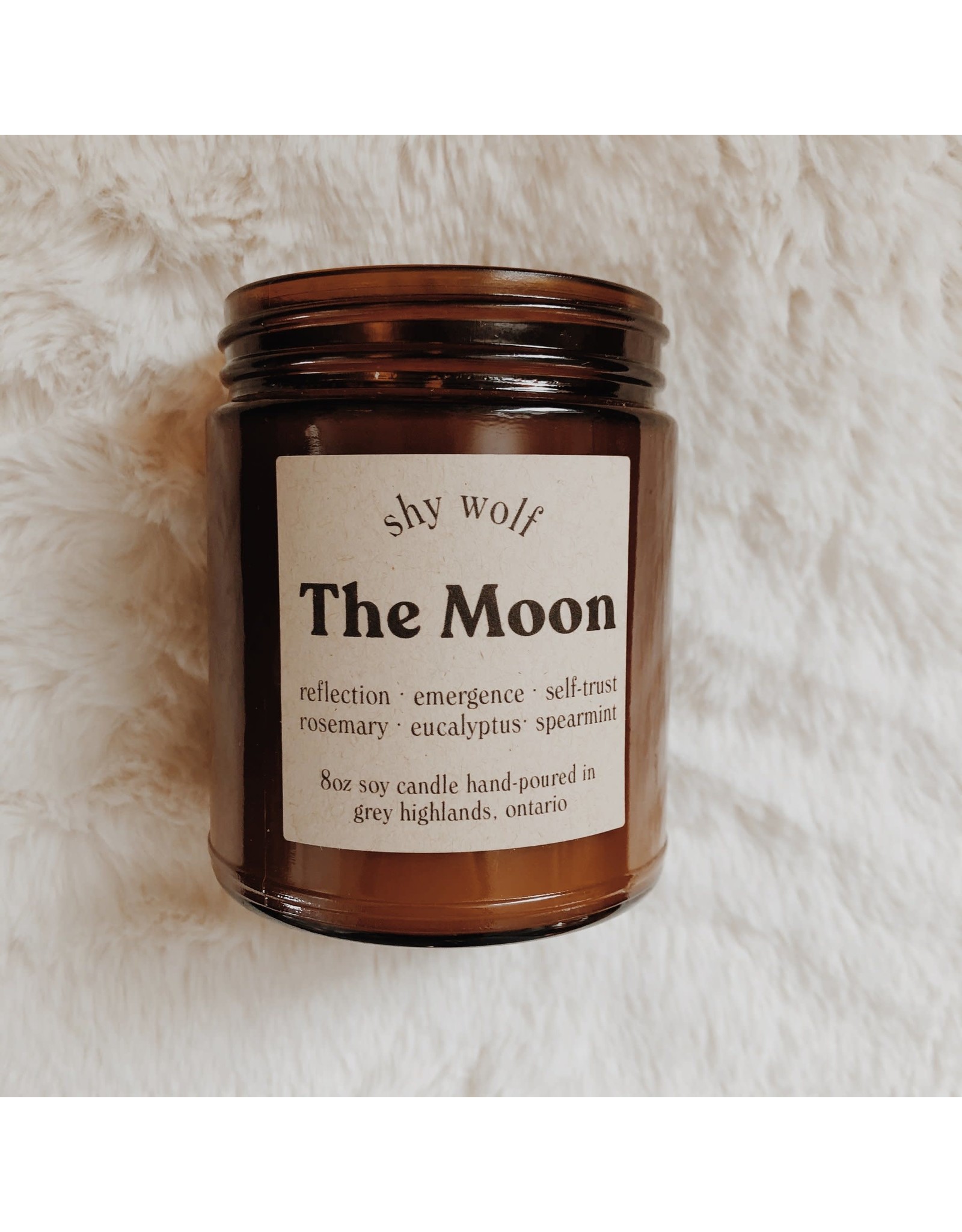 Shy Wolf - Soy Candle / The Moon, Tarot Collection, 8oz