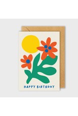 PPS - Card / Flower Happy Birthday