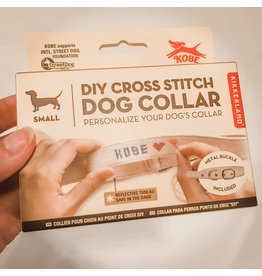KND - Cross Stitch Dog Collar / Small