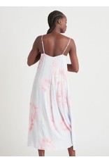 BGS Dex - Watercolour Satin Slip Dress