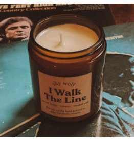 Shy Wolf - Soy Candle / I Walk The Line, Vinyl Collection (8 oz)