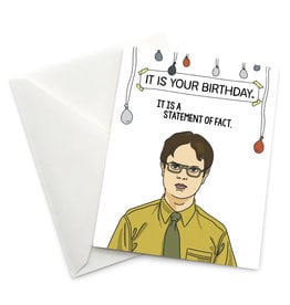 Papersalt PLT - Card / The Office Birthday Statement of Fact