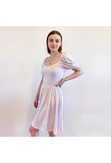 BGS NA-KD - The Romantic Dress/ Blue Grey or Pastel Floral