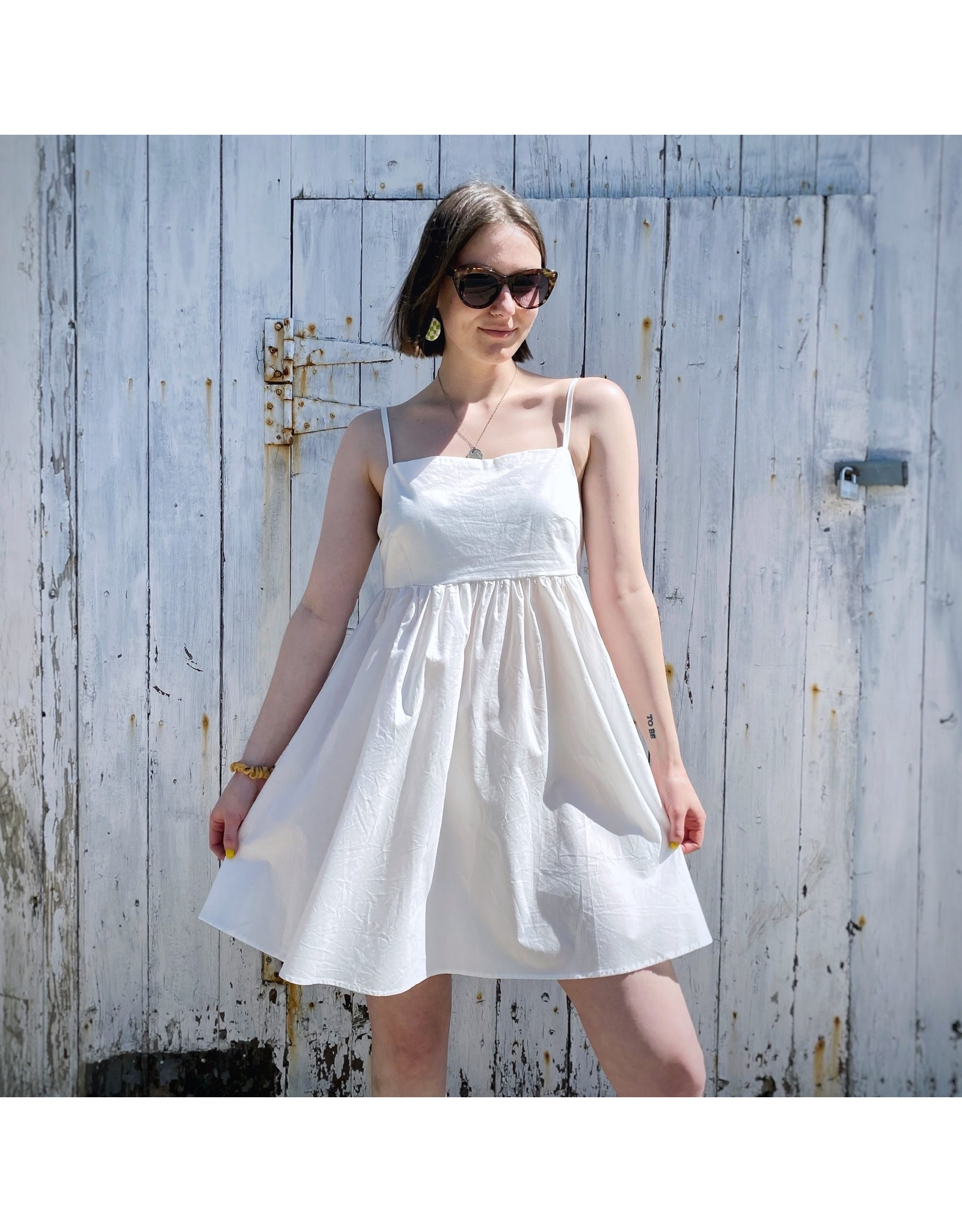 Biscuit Label - Folly Beach Sundress / White