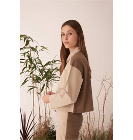 Biscuit General Store MON - Two Tone Jacket / Ivory Tan