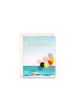 JJP - Card / Happy Birthday, Beach Dog