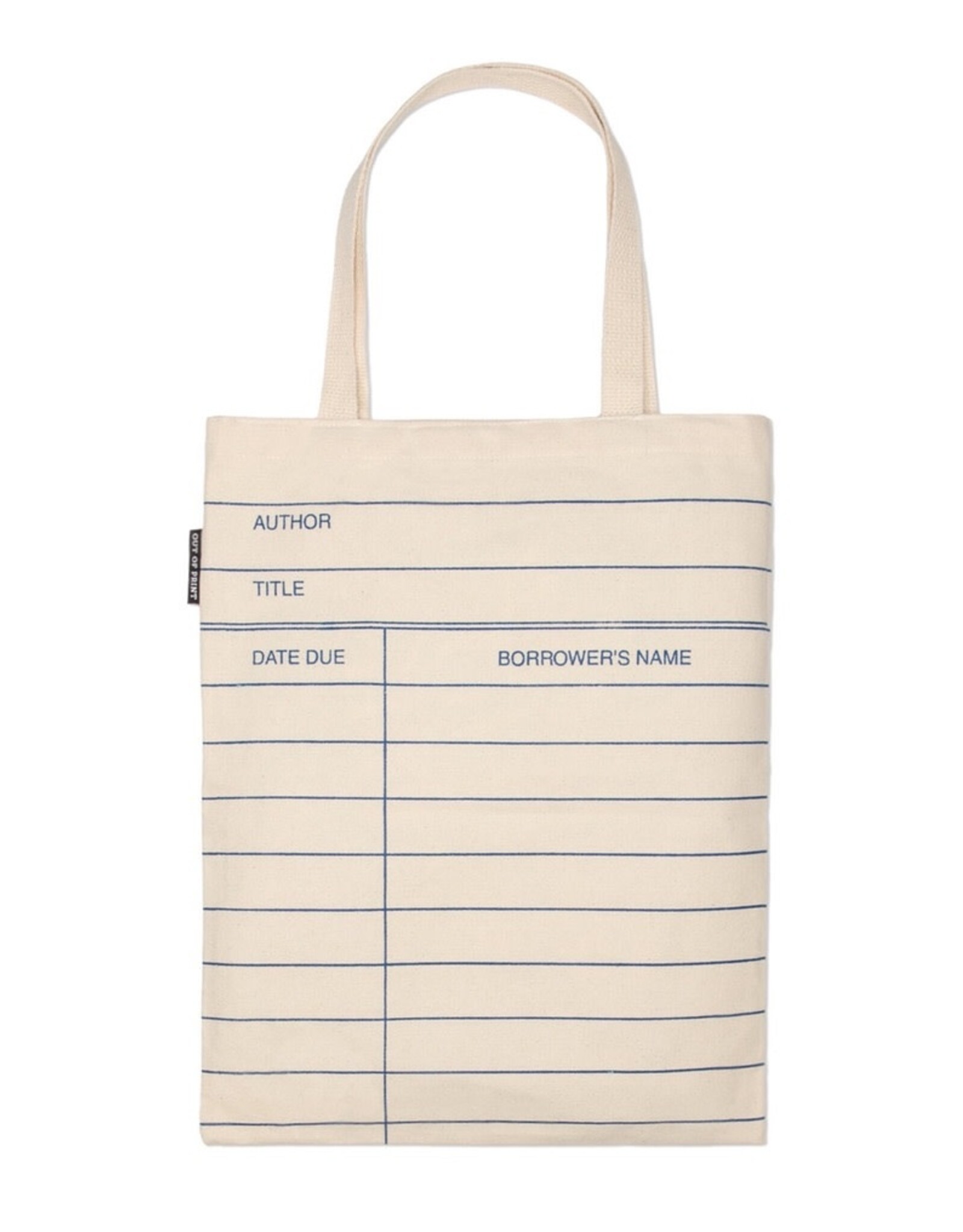 BGS PSE - Out of Print - Tote Bag / Library Card, Natural