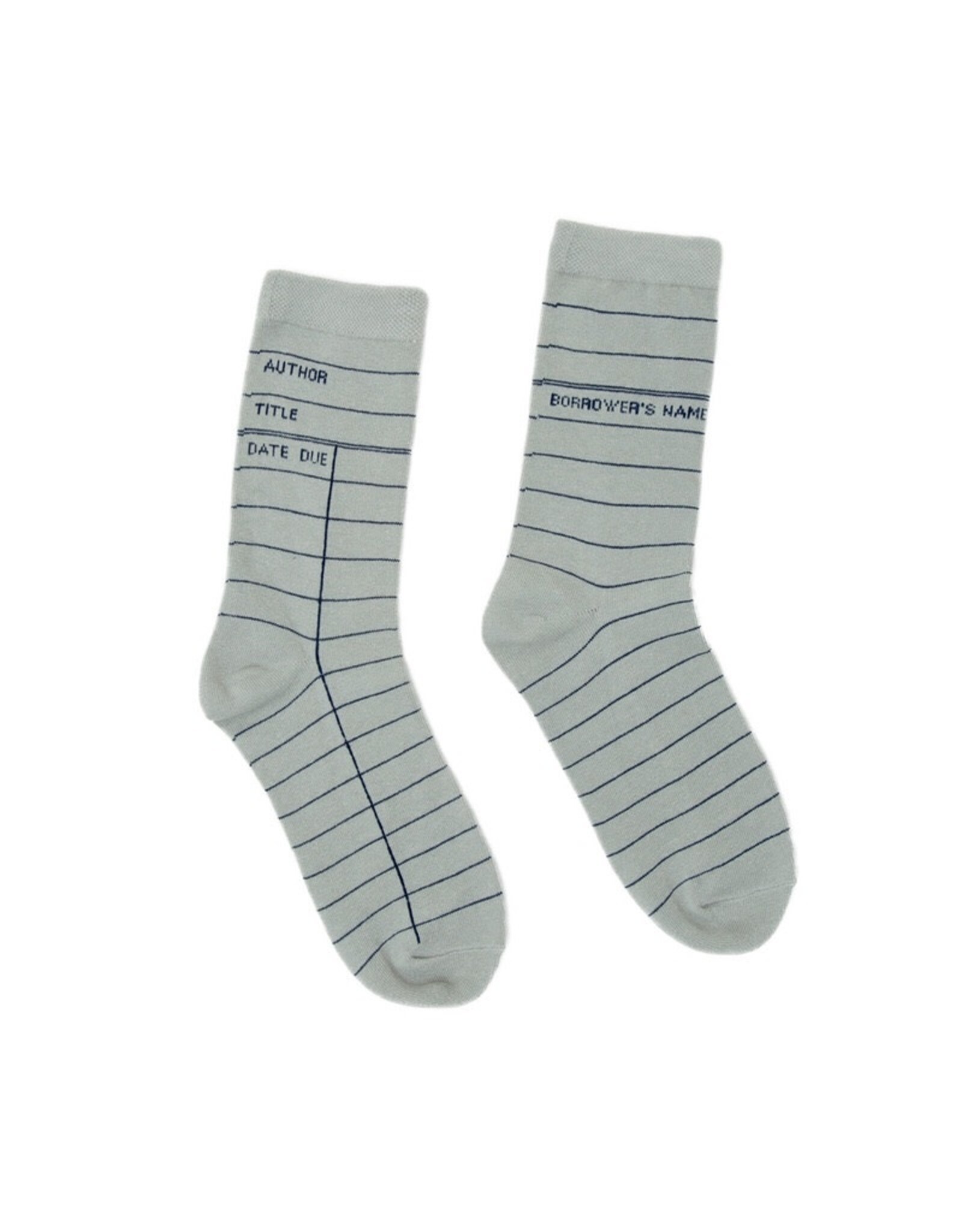 BGS Out of Print - Handsome Socks / Library Card, Grey