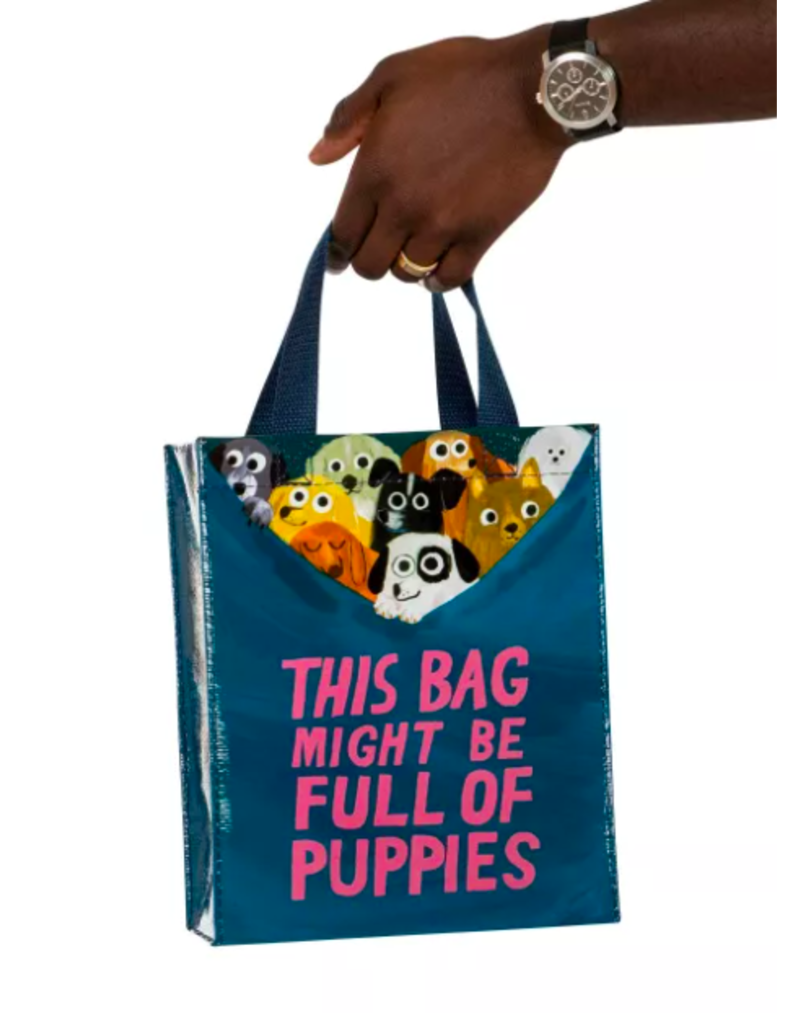 BGS Blue Q - Small Tote / This Bag Might Be Full of Puppies