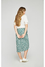 Gentle Fawn - Print Skirt / Palm Green