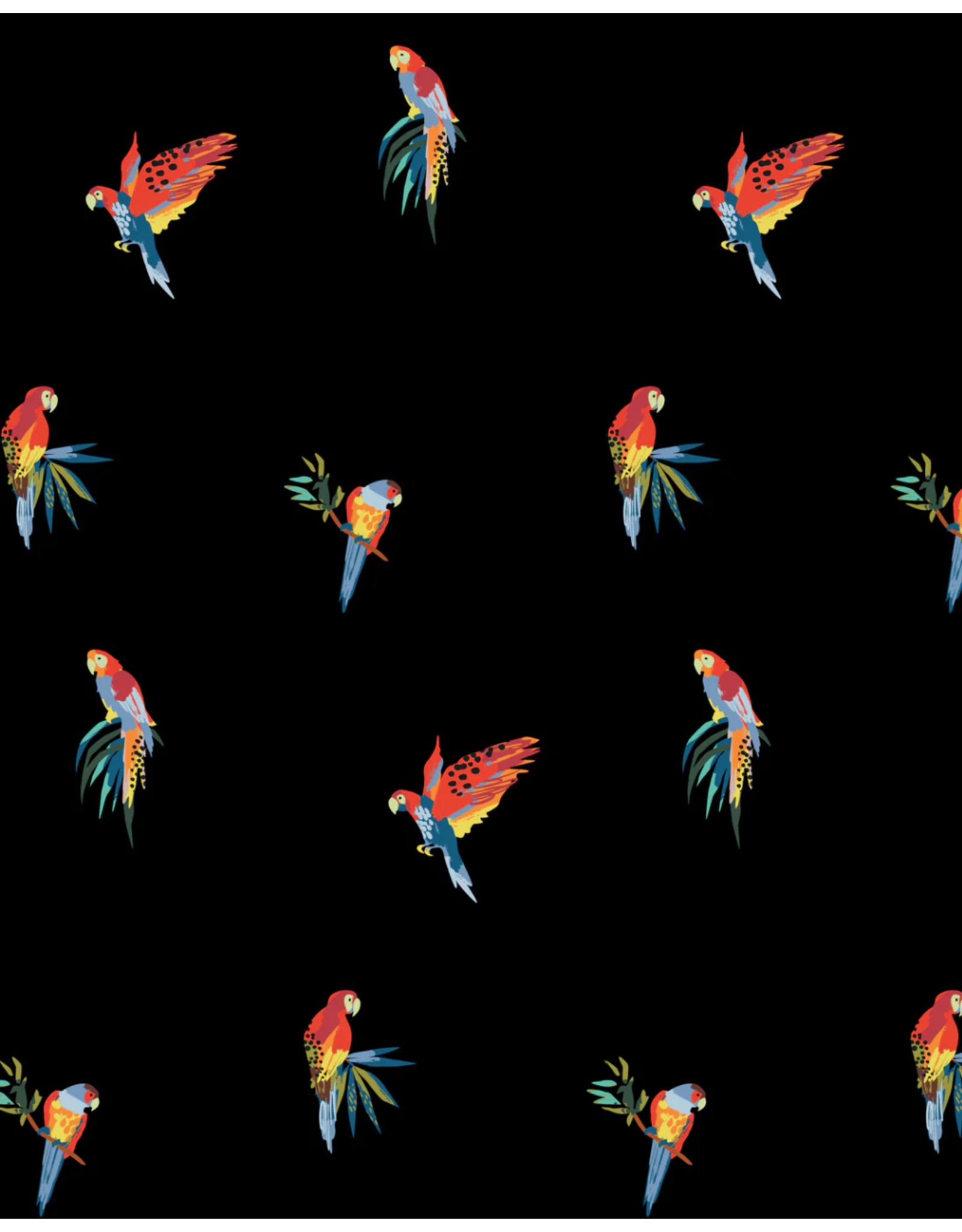 PCO - Micro Parrots Print Shorts