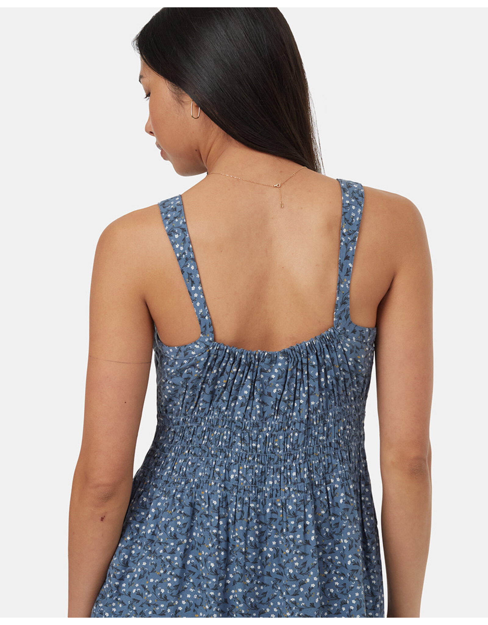 Tentree - Eco Floral Dress / Blue