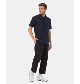 Tentree - Hemp Short Sleeve Shirt / Blue