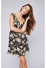 Gentle Fawn - Floral Dress / Black