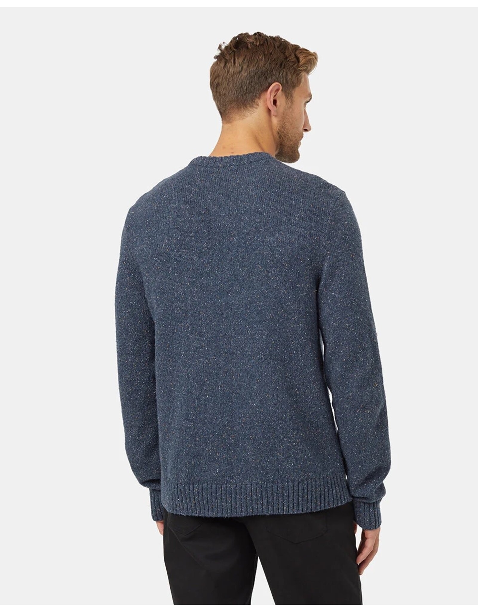 Tentree - Fleck Cotton Sweater / Blue