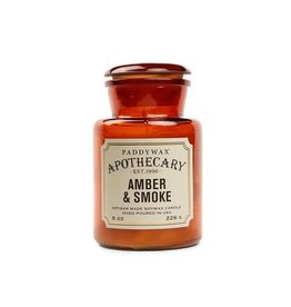 The Independent Mercantile Co. PAX - Soy Candle / Amber & Smoke, Amber Glass, 8oz