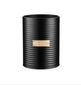 PLE - Utensil Pot/Black, 4 x 6"