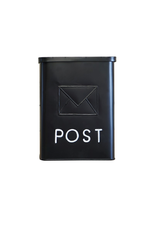 Mailbox - Modern, Galvanized Black