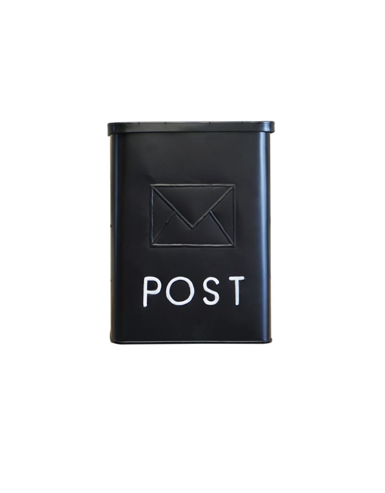 Mailbox - Modern, Galvanized Black