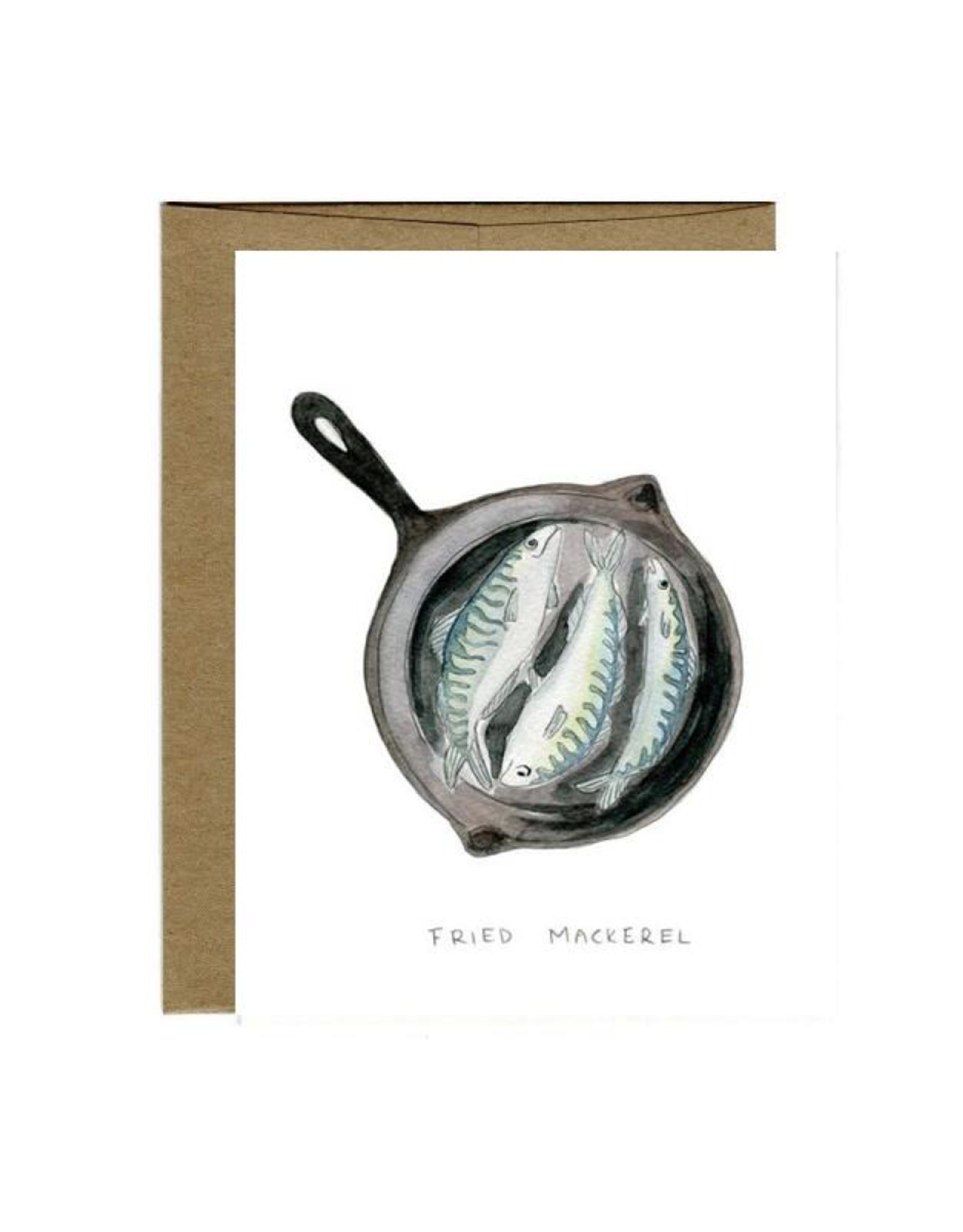 Kat Frick Miller - Card / Fried Mackerel, 4.25 x 5.5"