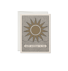 RAP - Card / Happy Birthday to You, Sun, 4.25 x 5.5"