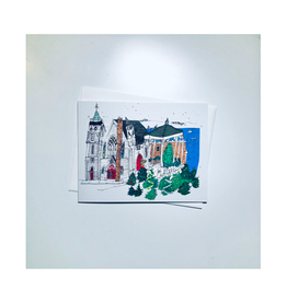 Emma Fitzgerald - Holiday Card / Lunenburg Christmas Trees, 4.25 x 5.5"