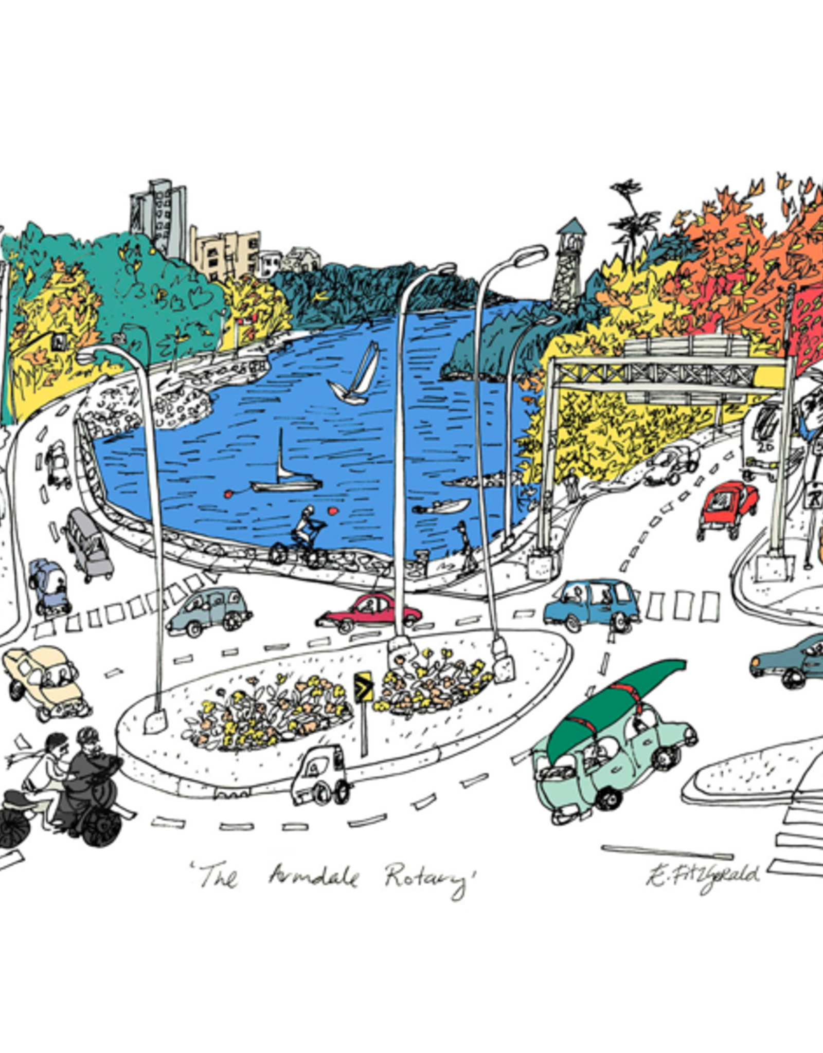 Emma Fitzgerald - Print / Armdale Rotary, 8.5 x 11"