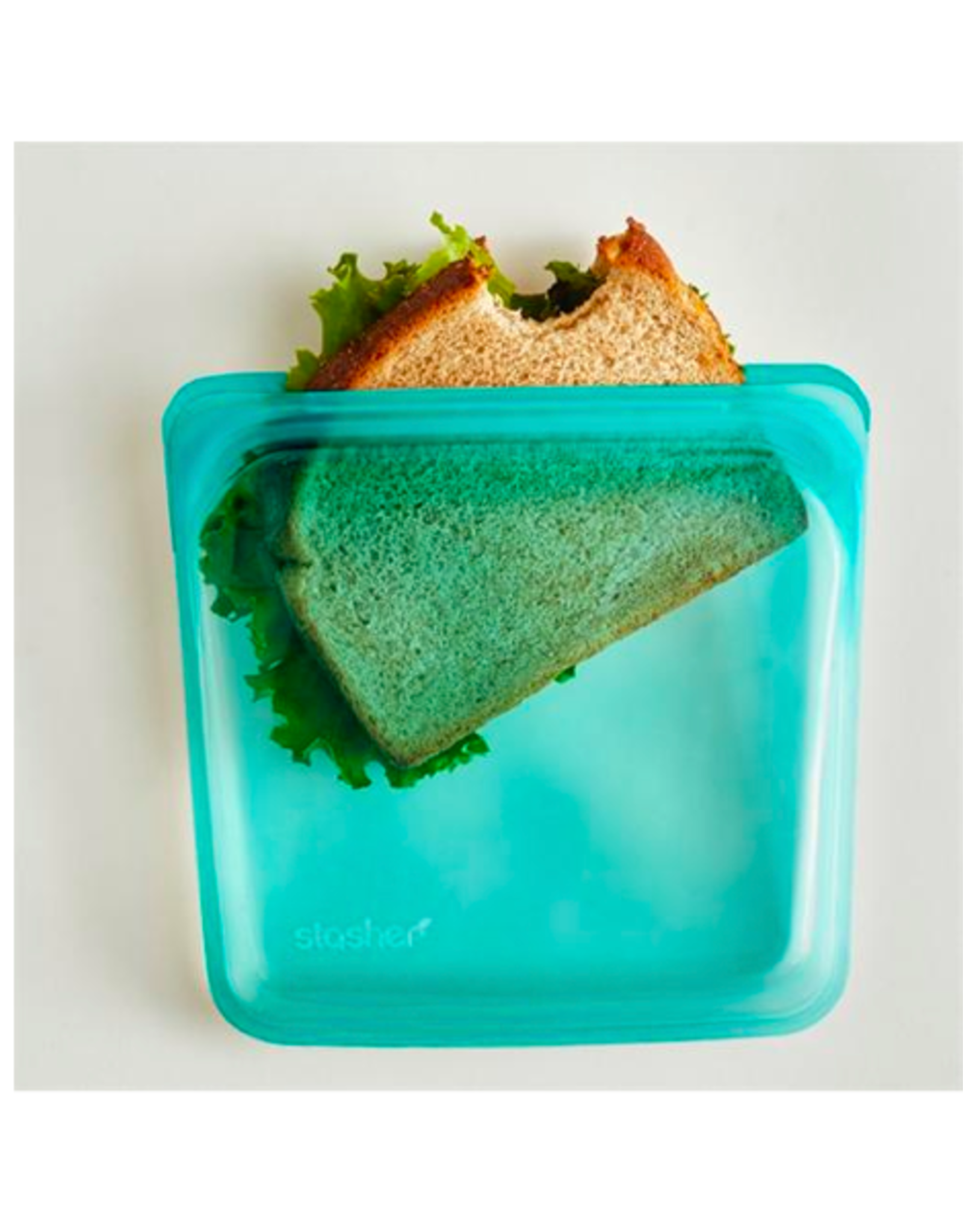 TIMCo DCO - Stasher Sandwich Bag / Turquoise Silicone