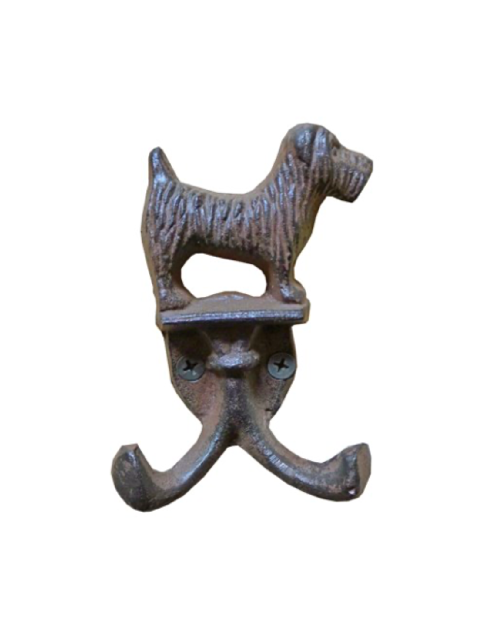 NTH - Double Hook / Terrier Dog, Cast Iron