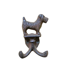 NTH - Double Wall Hook / Terrier, Cast Iron, 3.5''